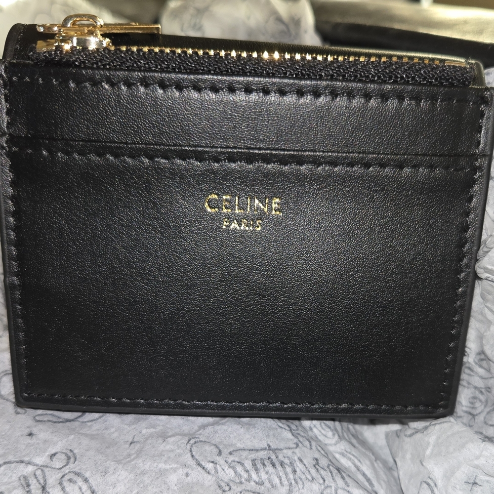 CELINE Compact wallet with coin Triomphe LIKE NEW!! - Picture 6 of 6